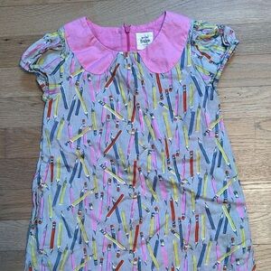 Mini Boden size 4-5 Colorful Pencil Pattern Dress